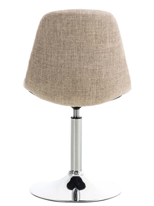 Lot de 2 chaises Emil tissu, crème