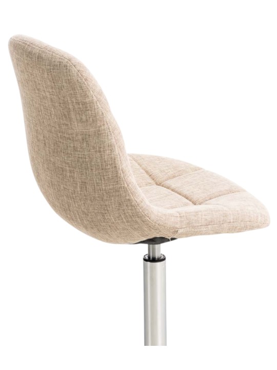 Lot de 2 chaises Emil tissu, crème