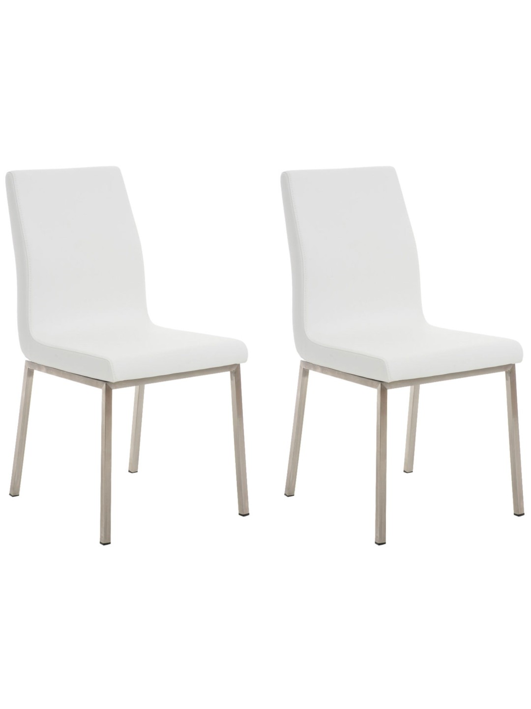 Lot de 2 chaises de salle à manger Colmar, blanc