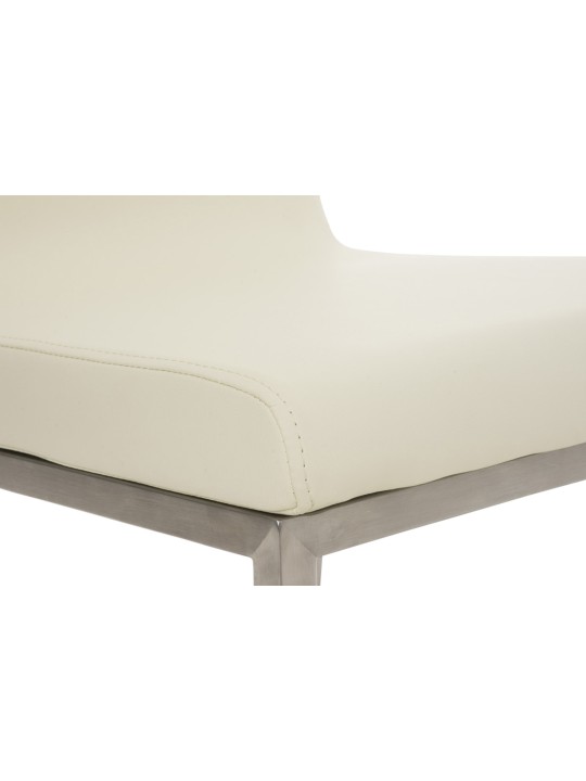 Lot de 2 chaises de salle à manger Colmar, crème