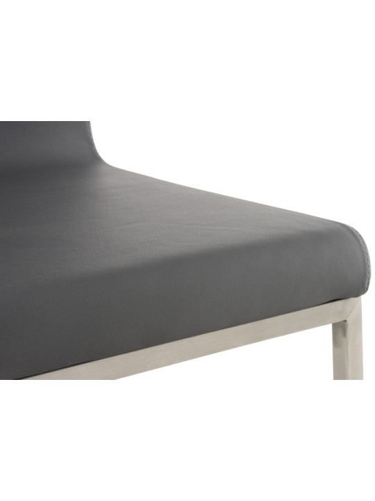 Lot de 2 chaises de salle à manger Colmar, gris