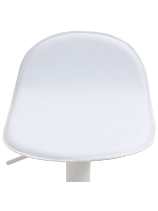 Tabouret de bar Lana V2, blanc
