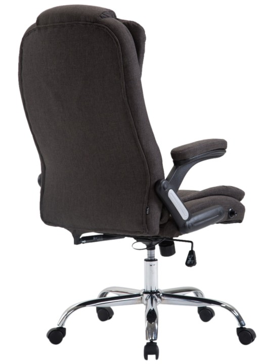 Chaise de bureau Thor tissu, gris foncé