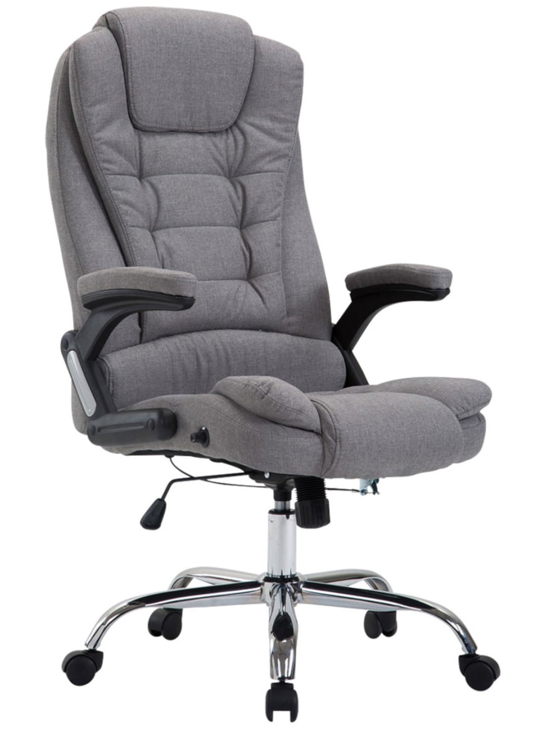 Chaise de bureau Thor tissu, gris
