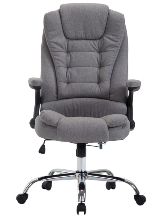 Chaise de bureau Thor tissu, gris