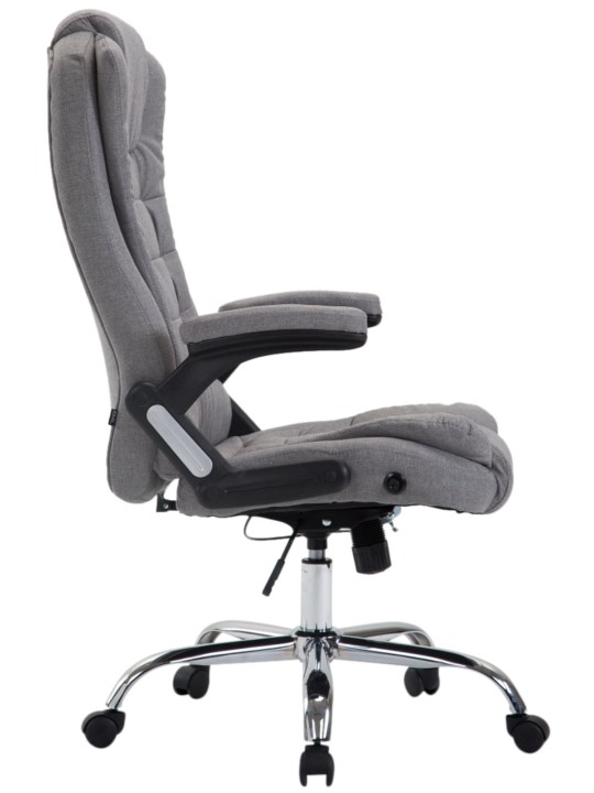 Chaise de bureau Thor tissu, gris