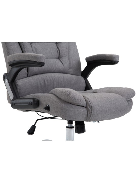 Chaise de bureau Thor tissu, gris