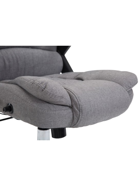 Chaise de bureau Thor tissu, gris