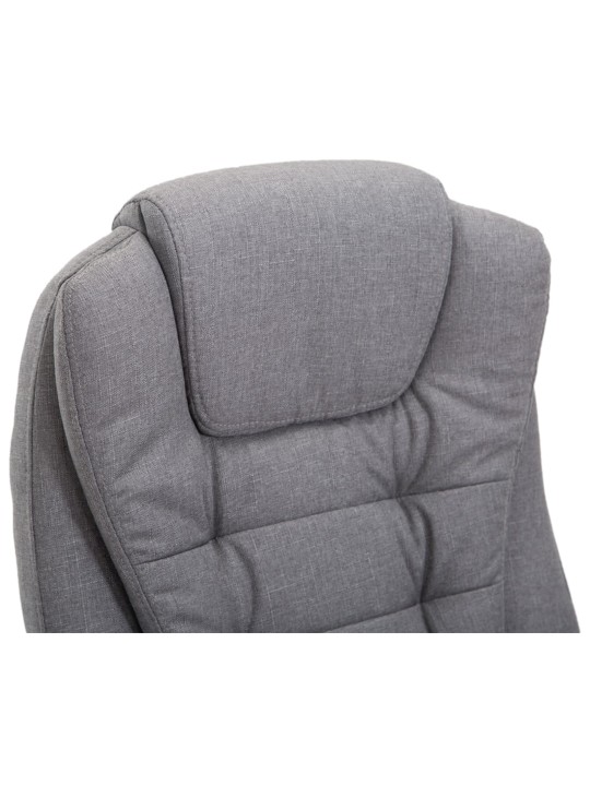 Chaise de bureau Thor tissu, gris
