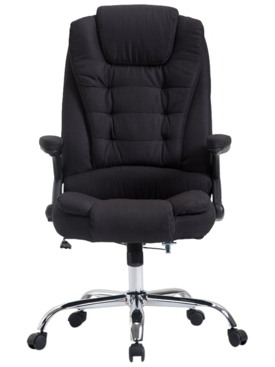 Chaise de bureau Thor tissu, noir