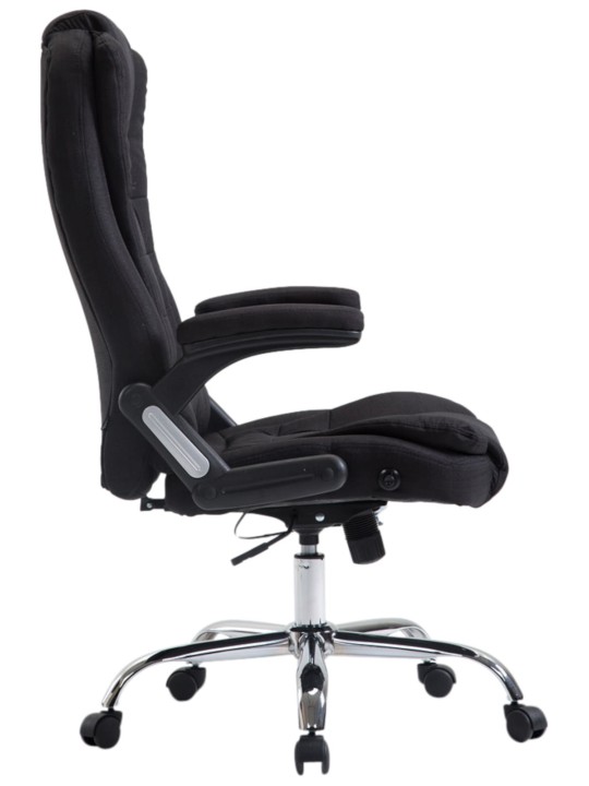 Chaise de bureau Thor tissu, noir