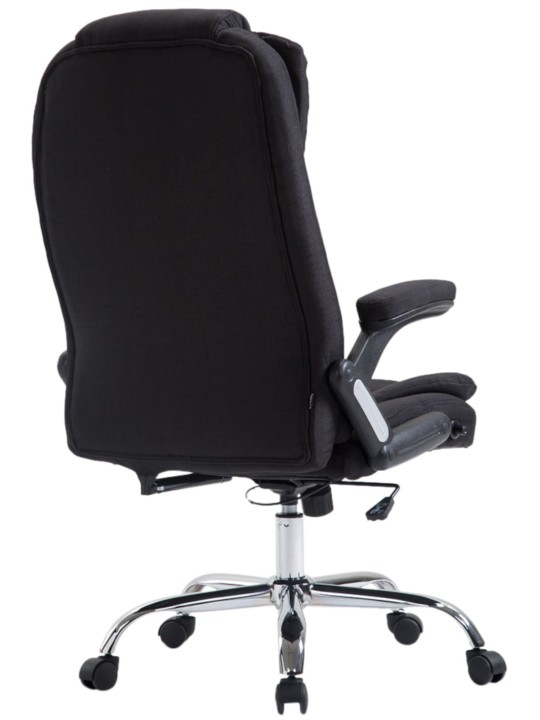 Chaise de bureau Thor tissu, noir