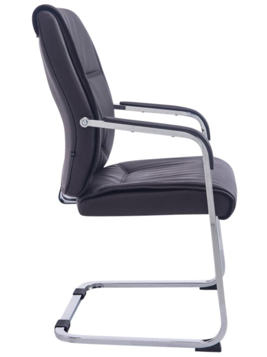 Lot de 2 chaises cantilever XL Anubis, brun