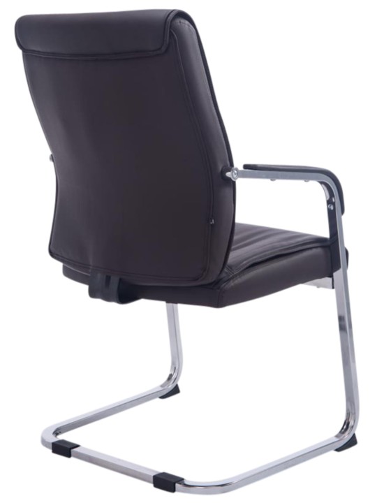 Lot de 2 chaises cantilever XL Anubis, brun