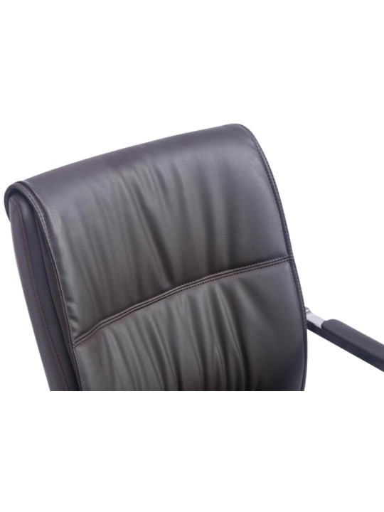 Lot de 2 chaises cantilever XL Anubis, brun