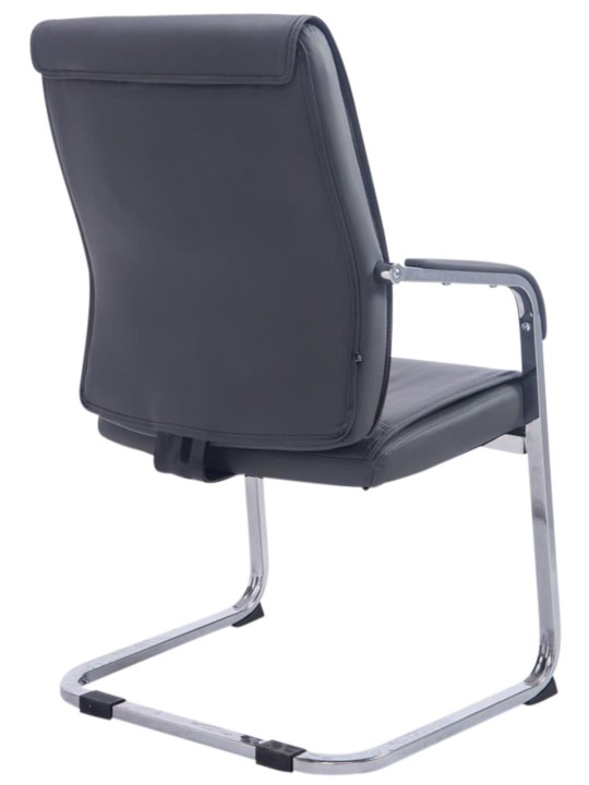 Lot de 2 chaises cantilever XL Anubis, gris