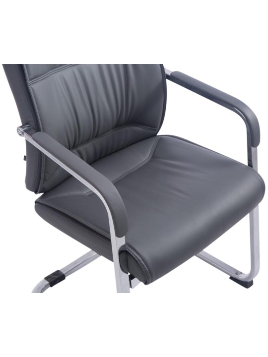 Lot de 2 chaises cantilever XL Anubis, gris