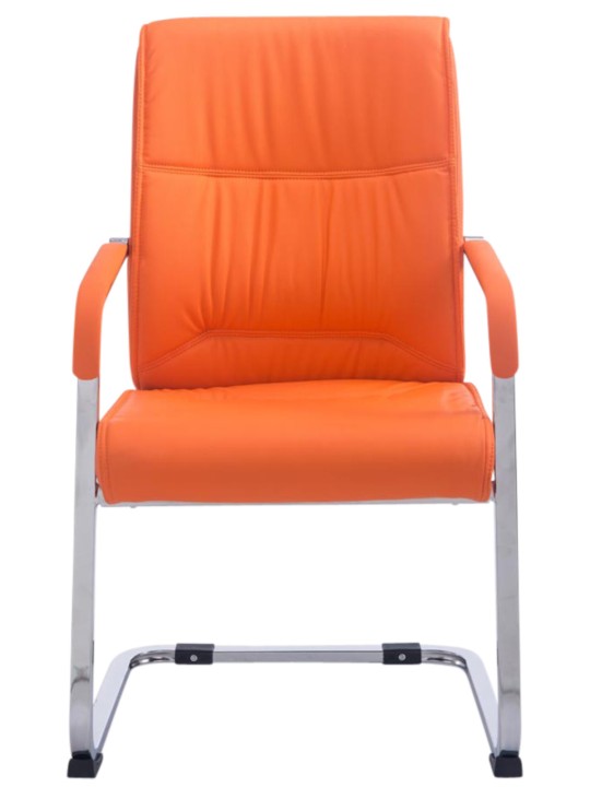 Lot de 2 chaises cantilever XL Anubis, orange