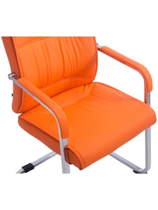 Lot de 2 chaises cantilever XL Anubis, orange