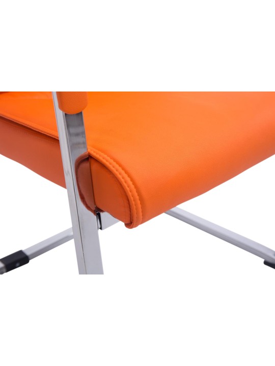 Lot de 2 chaises cantilever XL Anubis, orange