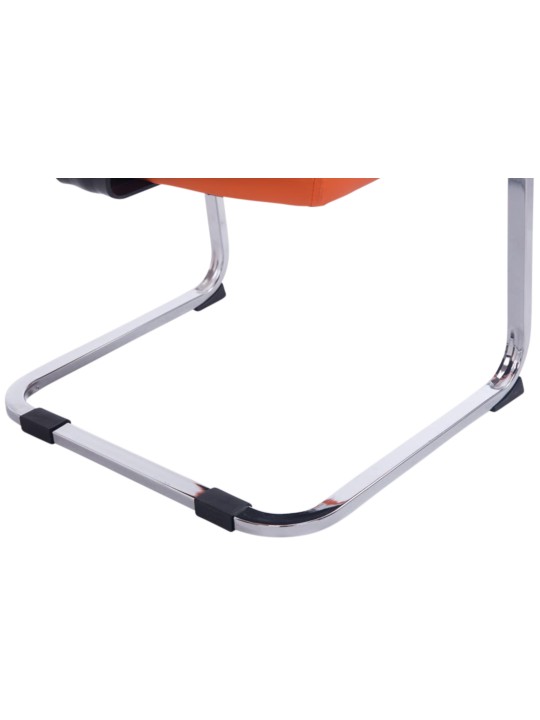 Lot de 2 chaises cantilever XL Anubis, orange