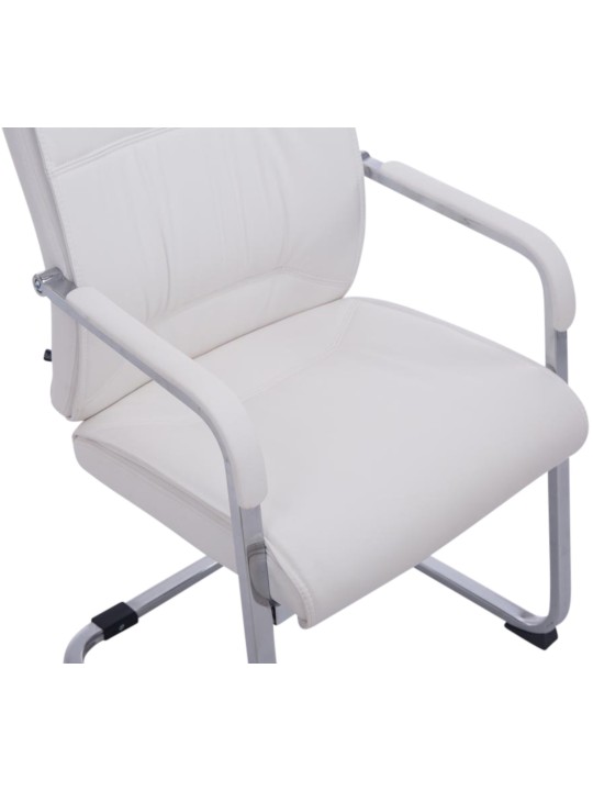 Lot de 2 chaises cantilever XL Anubis, blanc