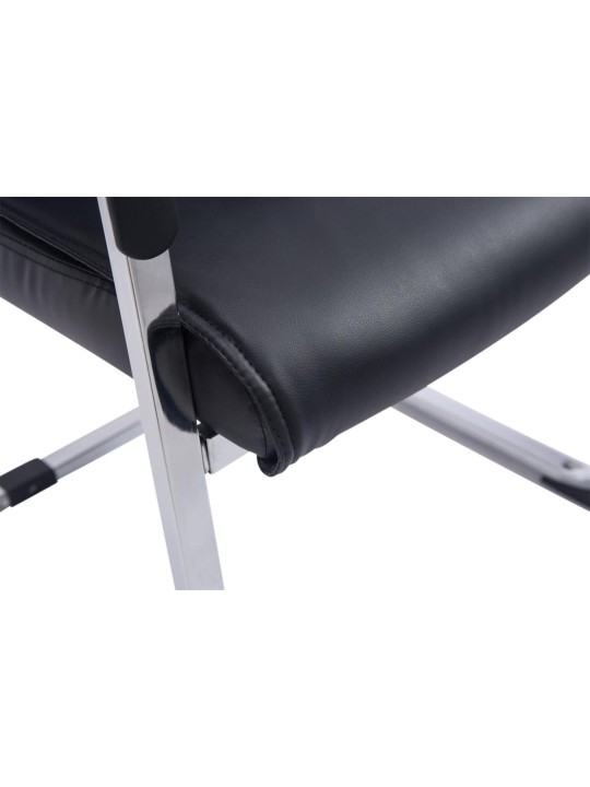 Lot de 2 chaises cantilever XL Anubis, noir Lot de 2 chaises cantilever XL Anubis, noir