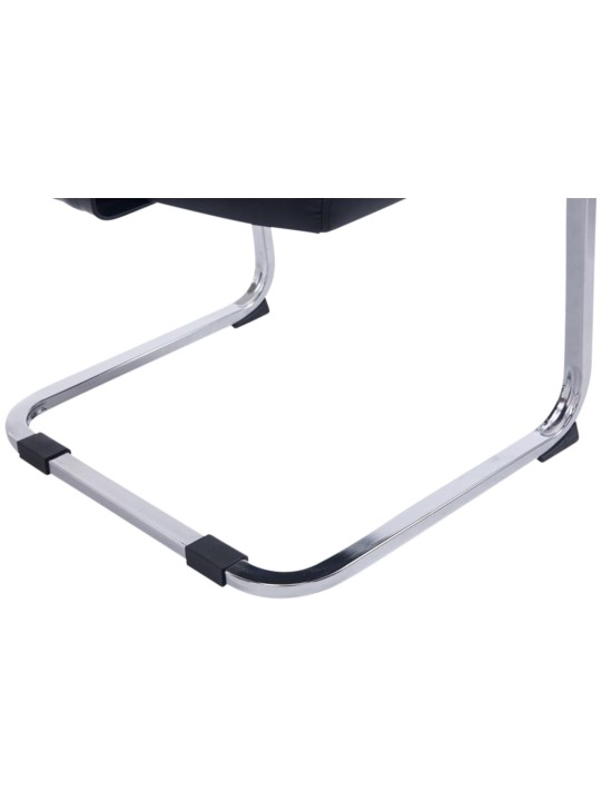 Lot de 2 chaises cantilever XL Anubis, noir Lot de 2 chaises cantilever XL Anubis, noir