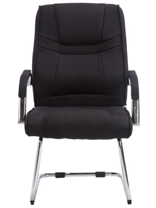 Lot de 2 chaises Attila tissu, noir Lot de 2 chaises Attila tissu, noir