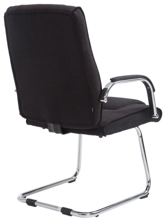 Lot de 2 chaises Attila tissu, noir Lot de 2 chaises Attila tissu, noir