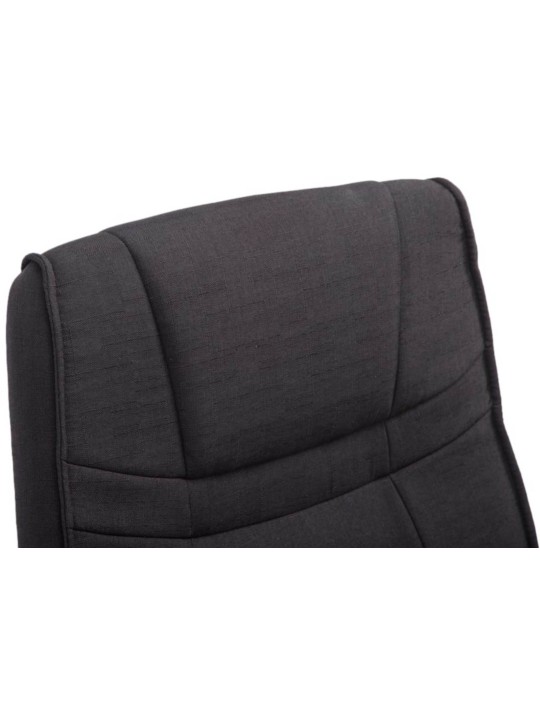 Lot de 2 chaises Attila tissu, noir Lot de 2 chaises Attila tissu, noir