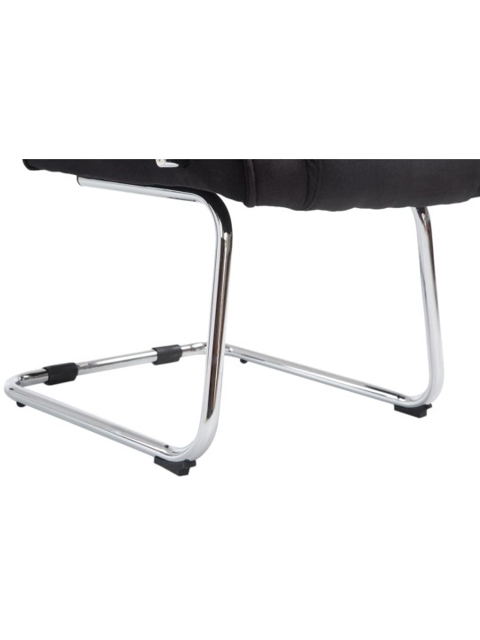 Lot de 2 chaises Attila tissu, noir Lot de 2 chaises Attila tissu, noir