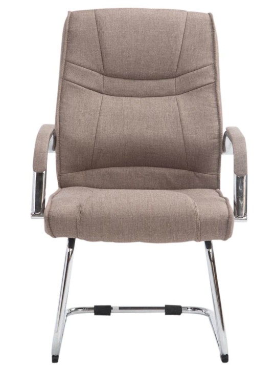 Lot de 2 chaises Attila tissu, taupe Lot de 2 chaises Attila tissu, taupe