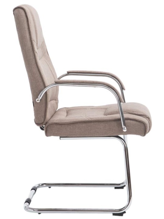 Lot de 2 chaises Attila tissu, taupe Lot de 2 chaises Attila tissu, taupe