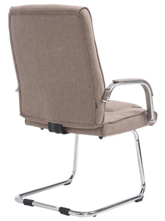 Lot de 2 chaises Attila tissu, taupe Lot de 2 chaises Attila tissu, taupe