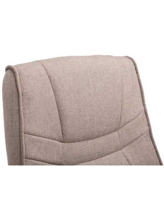 Lot de 2 chaises Attila tissu, taupe Lot de 2 chaises Attila tissu, taupe