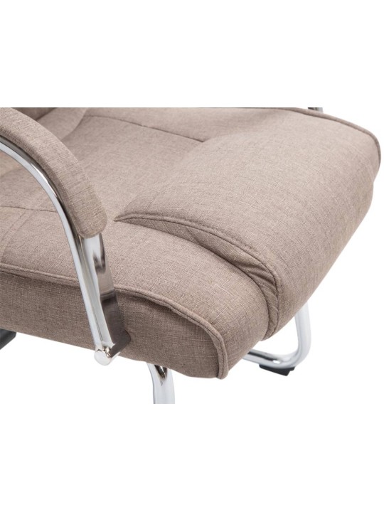 Lot de 2 chaises Attila tissu, taupe Lot de 2 chaises Attila tissu, taupe