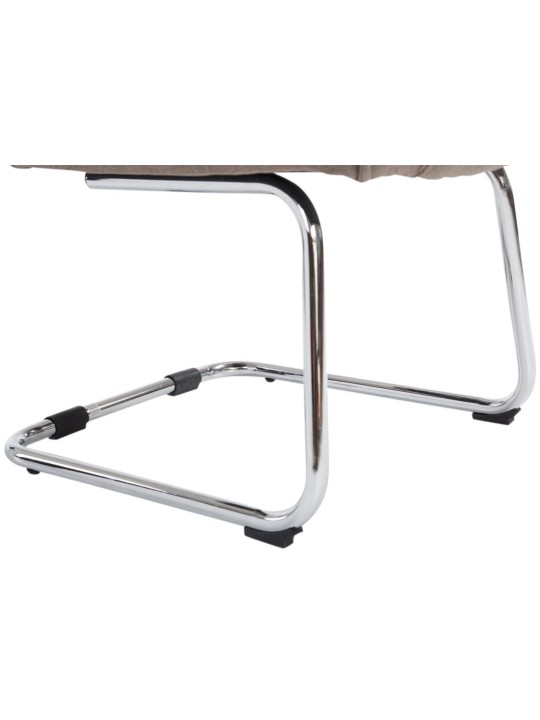 Lot de 2 chaises Attila tissu, taupe Lot de 2 chaises Attila tissu, taupe