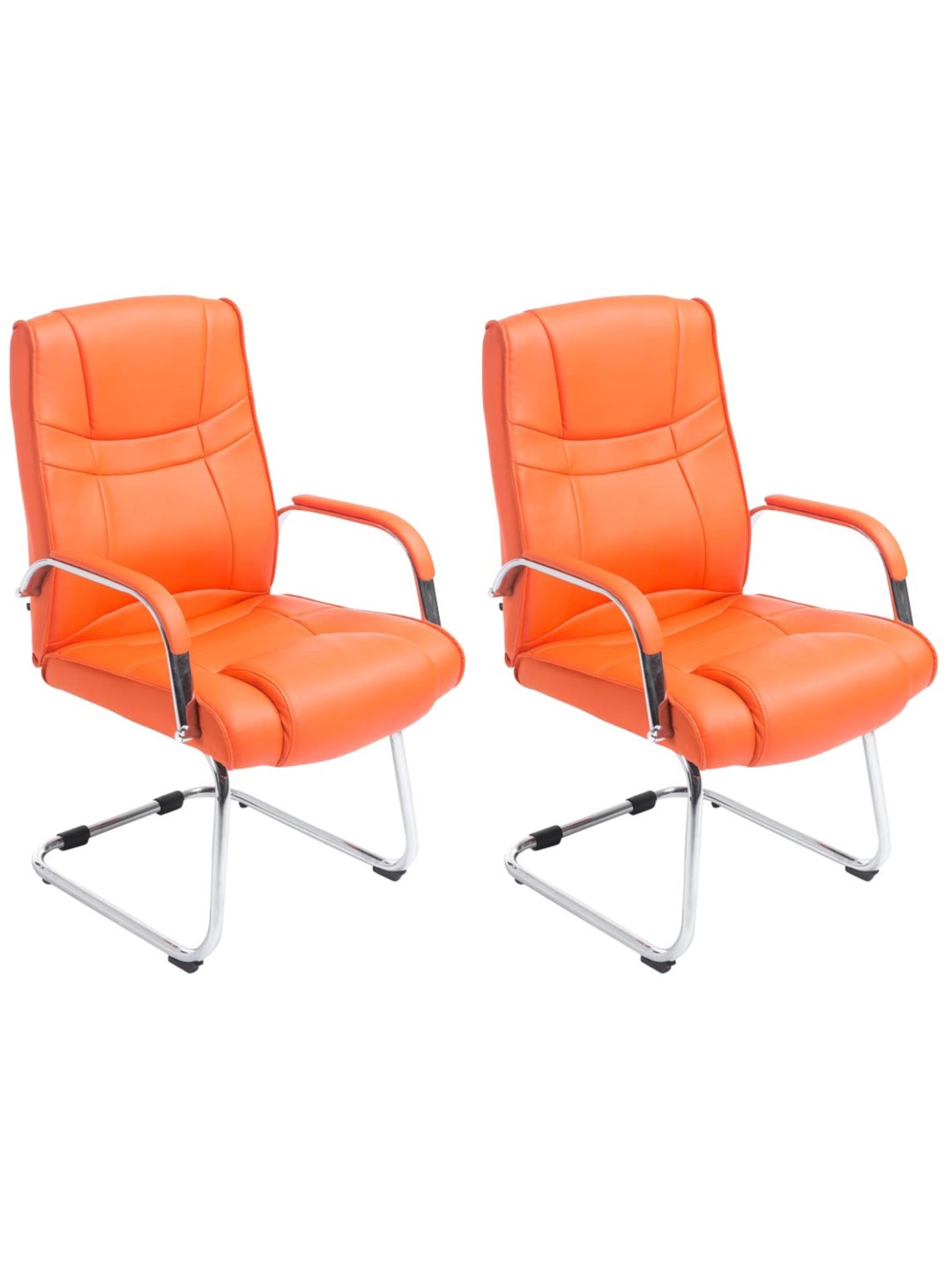 Lot de 2 chaises Attila, orange
