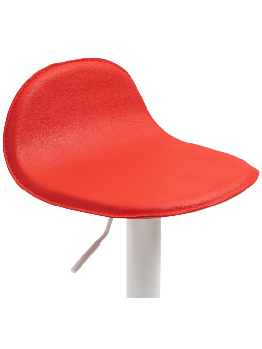 Lot de 2 tabourets de bar Lana V2, rouge