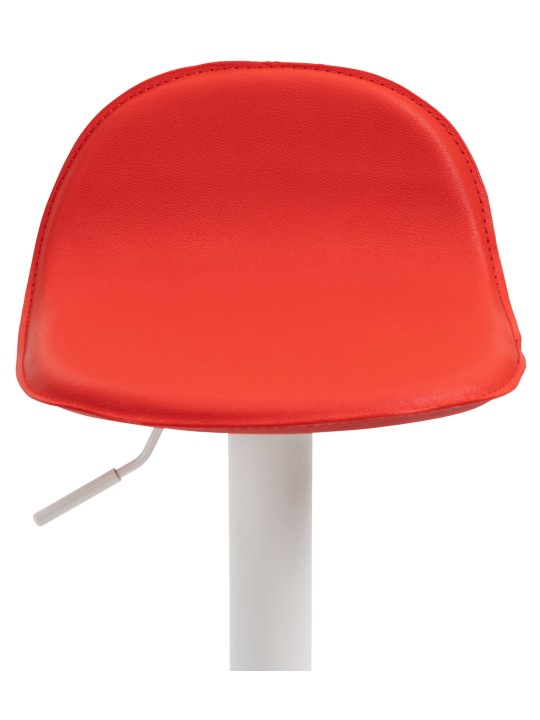 Lot de 2 tabourets de bar Lana V2, rouge