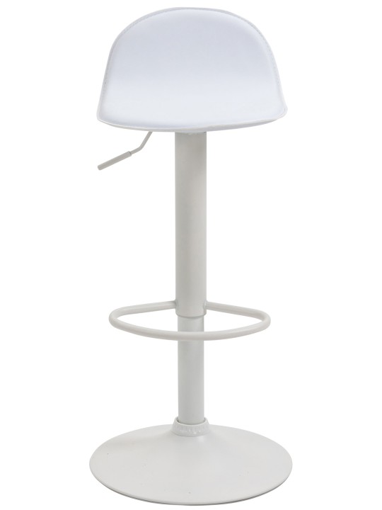 Lot de 2 tabourets de bar Lana V2, blanc Lot de 2 tabourets de bar Lana V2, blanc