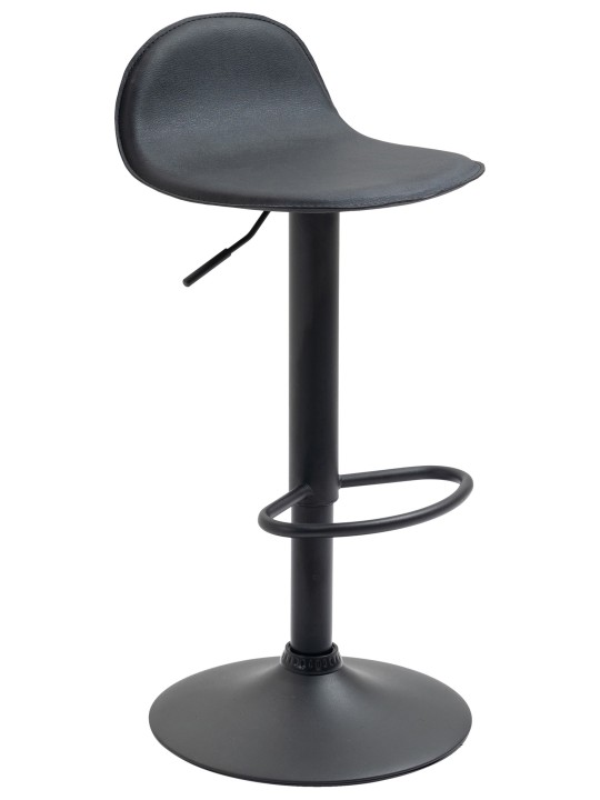 Lot de 2 tabourets de bar Lana V2, noir