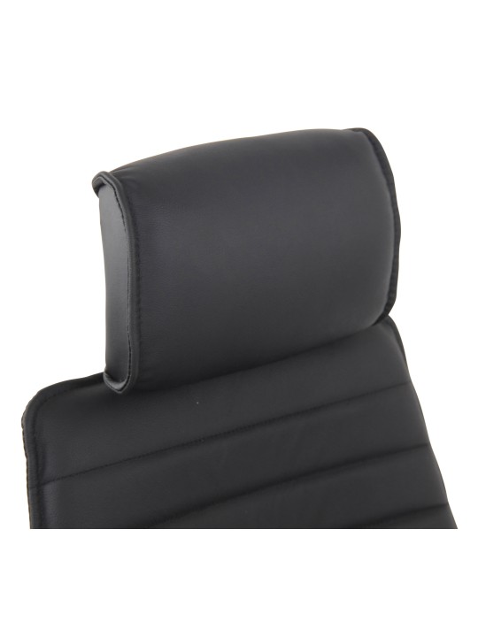 Chaise de bureau Rako cuir véritable, noir Chaise de bureau Rako cuir véritable, noir