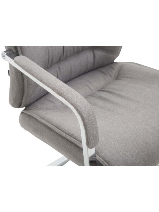 Lot de 2 chaises cantilever XL tissu Anubis, gris