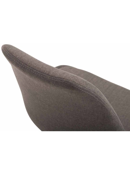 Lot de 4 chaises Maverick B tissu, gris foncé Lot de 4 chaises Maverick B tissu, gris foncé