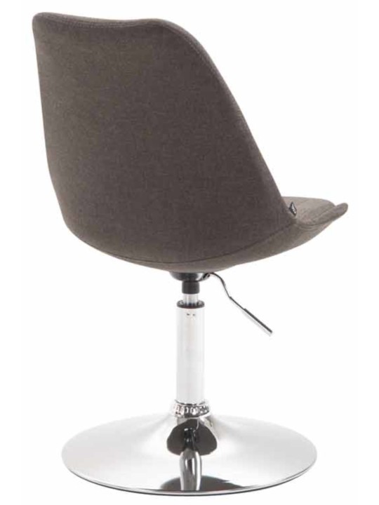 Lot de 4 chaises Maverick C tissu, gris foncé