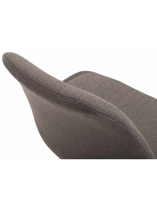 Lot de 4 chaises Maverick C tissu, gris foncé