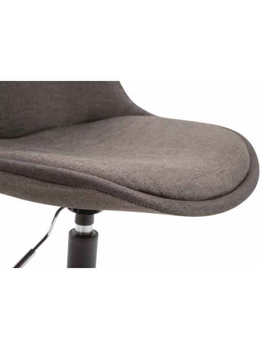 Lot de 4 chaises Maverick C tissu, gris foncé