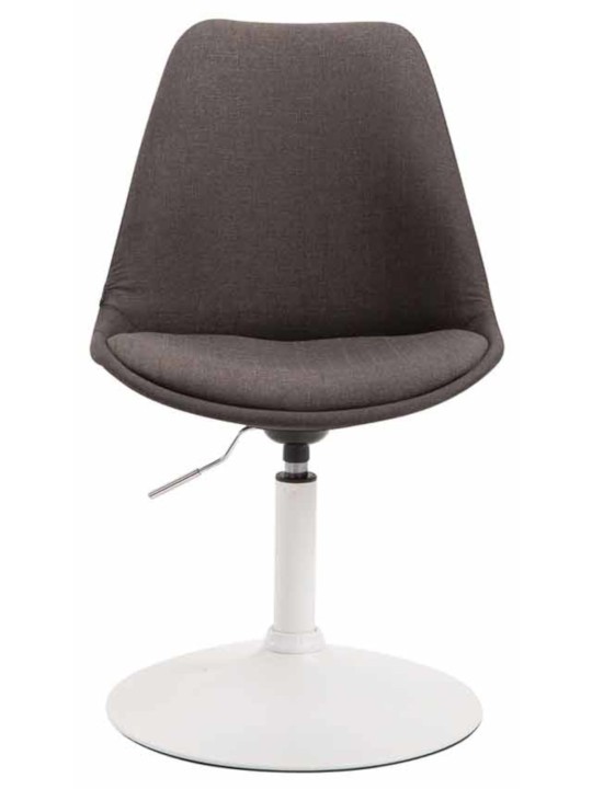 Lot de 4 chaises Maverick W tissu, gris foncé